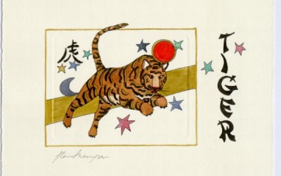 Chinesische Tiersymbole – Tiger